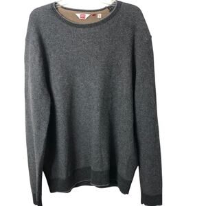 Hudson North Men's Heather Gray Wool Blend Long Sleeve Sweater Size XXL